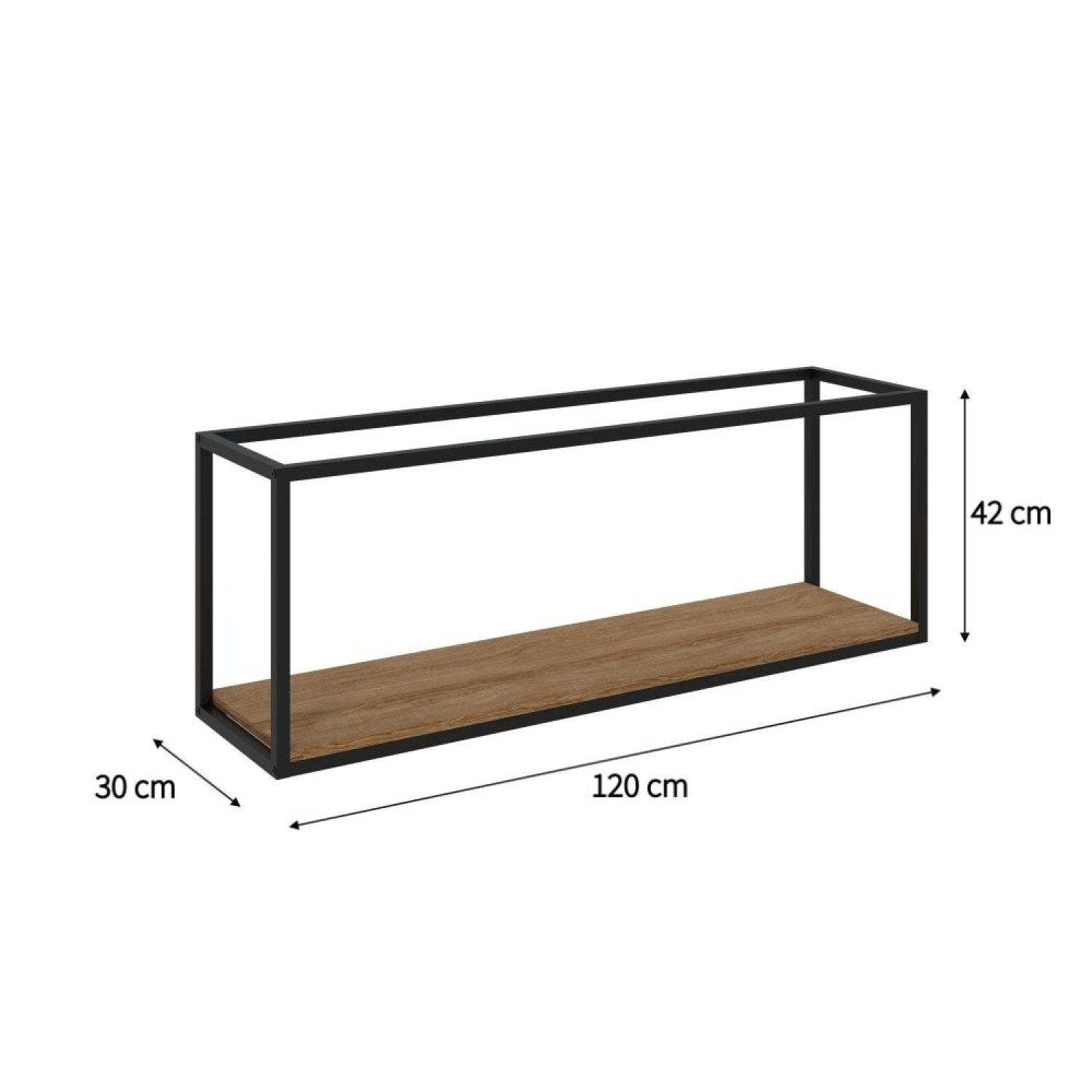 Nicho Aéreo Estilo Industrial 120cm Active Yescasa - 4