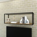 Ver imagem 6 de Nicho Aéreo Estilo Industrial 120cm Active Yescasa Marrom