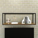 Ver imagem 1 de Nicho Aéreo Estilo Industrial 120cm Active Yescasa Marrom