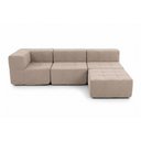 Ver imagem 3 de Sofá Modular 3 Lugares com Puff Kappesberg Boucle Capuccino