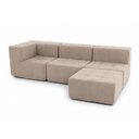 Ver imagem 2 de Sofá Modular 3 Lugares com Puff Kappesberg Boucle Capuccino