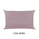 Ver imagem 5 de Kit 3 Capas para Almofada em Veludo Drapeada Retangular 60x40 Cor:rosa Quartzo