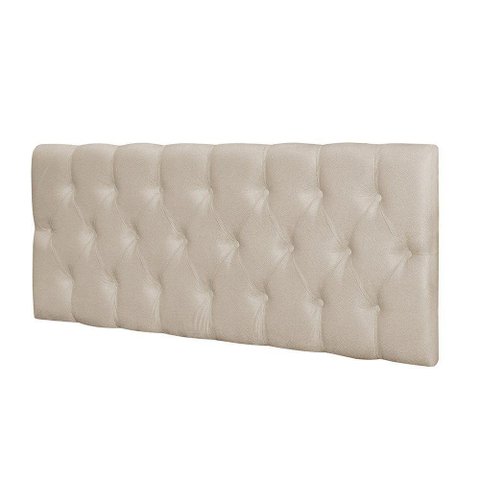 Painel Cabeceira Paris Queen para Cama Box 1,58 Pávia Areia