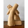 Escultura Amorosos Cerâmica Artesanal Feito a Mão Decoração - 6