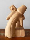 Ver imagem 3 de Escultura Amorosos Cerâmica Artesanal Feito a Mão Decoração