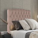 Ver imagem 7 de Cabeceira Solteiro 88 cm Milan Veludo Rose Soon