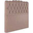 Ver imagem 1 de Cabeceira Solteiro 88 cm Milan Veludo Rose Soon