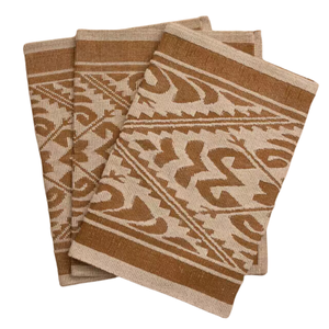 Jogo de Tapetes p/ Cozinha 3 Peças Confort Caramelo