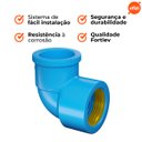 Ver imagem 4 de Kit Joelho 90 Sold Bch Latão 20x1/2 Fortlev - 15 Unidades