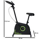 Ver imagem 2 de Bicicleta Ergométrica Academia Magnética Vertical Dream Fitness Concept 550 Residencial Casa