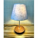 Ver imagem 4 de Luminária Cookie Wood de Mesa em Madeira Tauari 29cm X 17cm Ofertamo