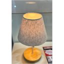 Ver imagem 2 de Luminária Cookie Wood de Mesa em Madeira Tauari 29cm X 17cm Ofertamo