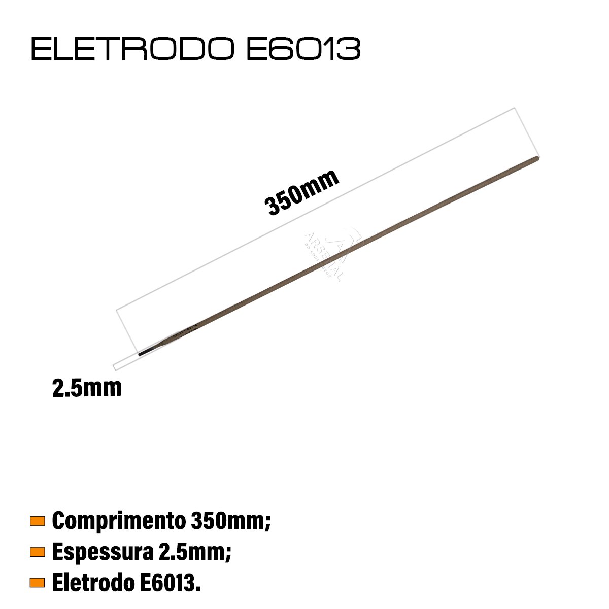 Eletrodo Rutílico Especial Elite – 2.5mm, 5kg - 2