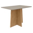 Ver imagem 4 de Conjunto Sala de Jantar 4 Lugares Retangular Tampo Vidro/MDF 120cm Mesa Celebrare Cadeiras Athenas