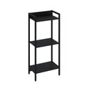 Ver imagem 3 de Estante de Livros Industrial Aço 45CMX104CM 3 Prateleiras Active Yescasa Preto/Ônix