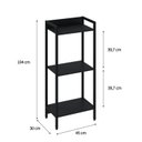 Ver imagem 4 de Estante para Livros Industrial 3 Prateleiras 104cmx45cm Active Yescasa