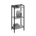 Ver imagem 2 de Estante para Livros Industrial 3 Prateleiras 104cmx45cm Active Yescasa