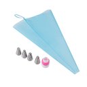 Ver imagem 1 de Kit Confeiteiro Silverchef 4 Bicos, 1 Adaptador, 1 Saco Reutilizável