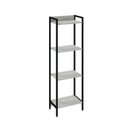 Ver imagem 3 de Estante de Livros Industrial Aço 45CMX146CM Multiuso 4 Prateleiras Active Yescasa