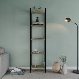 Estante para Livros Industrial Aço Multiuso 5 Prateleiras 187cmx45cm Active Yescasa - 6