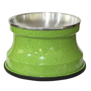 Comedouro Alto Gatos Alumínio Gastrobel - Verde Pigmentado