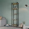 Estante para Livros Industrial Aço Multiuso 5 Prateleiras 187cmx45cm Active Yescasa - 1