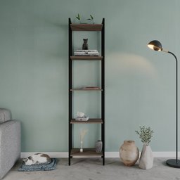 Estante para Livros Industrial Aço Multiuso 5 Prateleiras 187cmx45cm Active Yescasa - 6