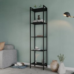 Estante para Livros Industrial Aço Multiuso 5 Prateleiras 187cmx45cm Active Yescasa - 1