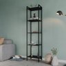 Estante para Livros Industrial Aço Multiuso 5 Prateleiras 187cmx45cm Active Yescasa - 1