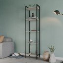 Ver imagem 1 de Estante de Livros Industrial Aço 45CMX187CM Multiuso 5 Prateleiras Active Yescasa