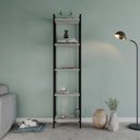 Ver imagem 6 de Estante para Livros Industrial Aço Multiuso 5 Prateleiras 187cmx45cm Active Yescasa