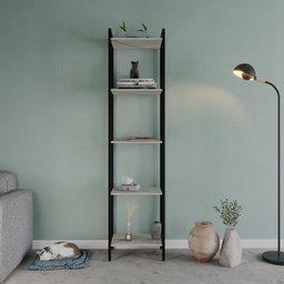 Estante para Livros Industrial Aço Multiuso 5 Prateleiras 187cmx45cm Active Yescasa - 6