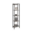 Ver imagem 2 de Estante de Livros Industrial Aço 45CMX187CM Multiuso 5 Prateleiras Active Yescasa