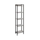 Ver imagem 3 de Estante de Livros Industrial Aço 45CMX187CM Multiuso 5 Prateleiras Active Yescasa