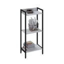 Ver imagem 2 de Estante de Livros Industrial Aço 45CMX104CM 3 Prateleiras Active Yescasa