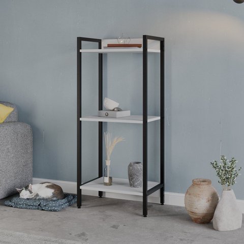Estante de Livros Industrial Aço 45CMX104CM 3 Prateleiras Active Yescasa