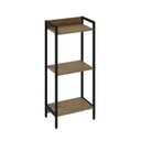 Ver imagem 3 de Estante de Livros Industrial Aço 45CMX104CM 3 Prateleiras Active Yescasa Marrom