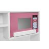 Cozinha Infantil Brinquedo Educativo Completa com Armário Fogão Pia e Geladeira:rosa - 7