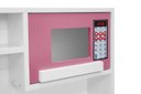 Ver imagem 7 de Cozinha Infantil Brinquedo Educativo Completa com Armário Fogão Pia e Geladeira:rosa