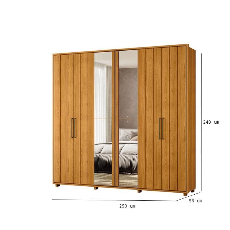 Guarda Roupa Casal Miró Cinamomo - Madetec | MadeiraMadeira
