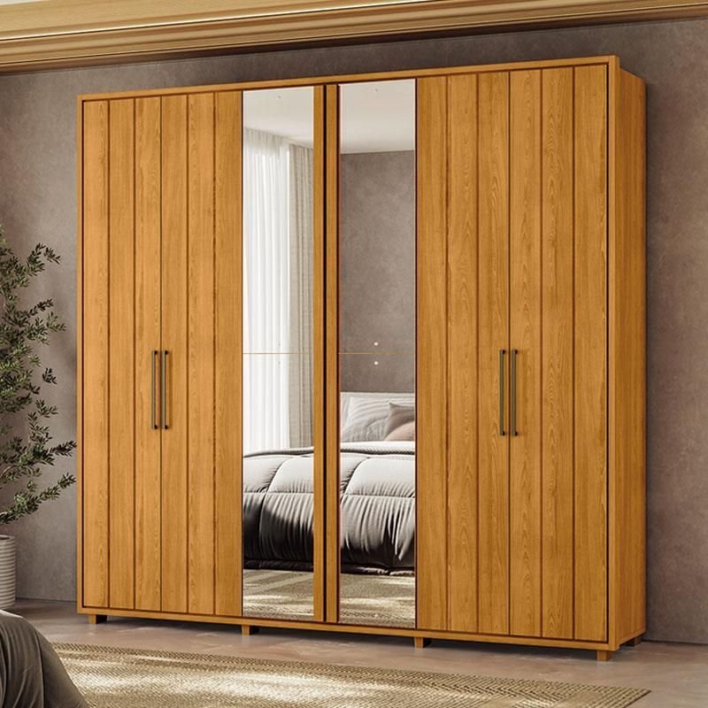 Guarda Roupa Casal Miró Cinamomo - Madetec | MadeiraMadeira
