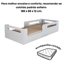 Ver imagem 5 de Cama Infantil para Quarto de Criança Solteiro Baixa em Mdf com Colchão