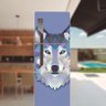 Adesivo para Geladeira Completa Animais Arte - 1