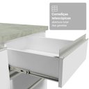 Ver mais imagens de Armário de Cozinha Completa 549cm Branco Glamy Madesa 01