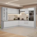 Ver imagem 1 de Armário de Cozinha Completa 549cm Branco Glamy Madesa 01