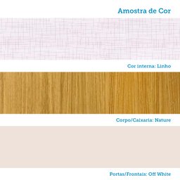 Guarda Roupa Casal 243,90cm 6 Portas 100% Mdf Buganvílea Espresso Móveis - 9