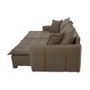 Ver imagem 7 de Sofá Cama Veludo em Madeira Eucalipto 200cm Braço 20cm Arizona Meu Sofá Online
