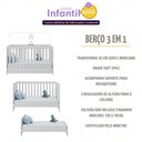 Ver imagem 3 de Quarto de Bebê com Berço Americano 3 em 1 e Cômoda 6 Gavetas Multimóveis MP4870 Branco