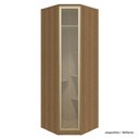 Ver imagem 1 de Guarda Roupa Modulado 01 Porta Vidro Canto Obliquo 245cm Setiba