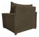 Ver imagem 6 de Poltrona-Cama Monica Retratil Macia Quarto Visita Sala Suede:Cappuccino/Suede